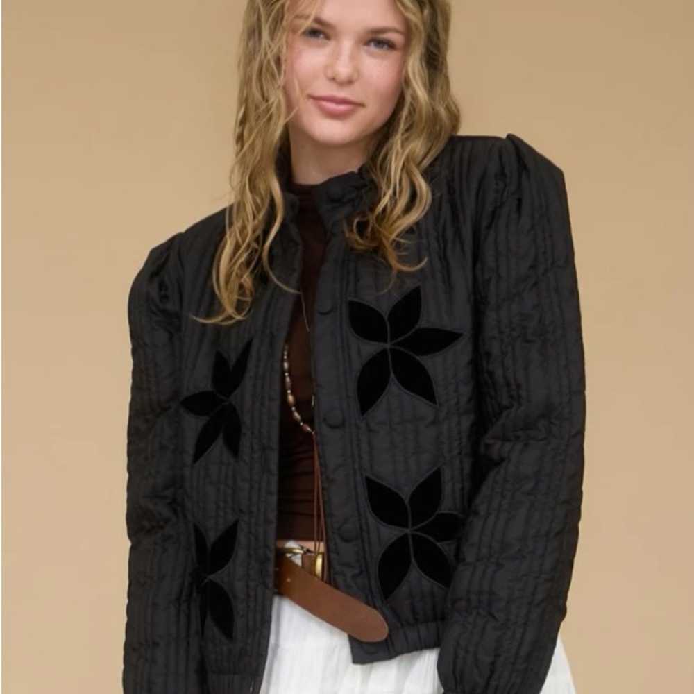 Black Quilted Jacket